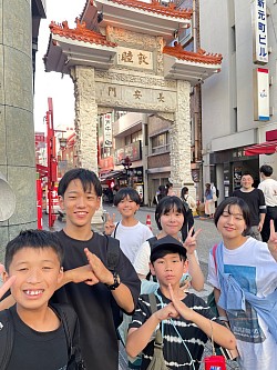 皆で神戸元町　中華街へ　徳島武術太極拳チーム