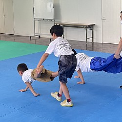 徳島　カンフー　教室　エミール　武術太極拳　キッズカンフー　習い事　親子カンフー　3歳