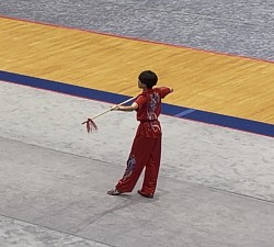 国際武術交流大会　第１位　槍術　中国武術　カンフー　優勝